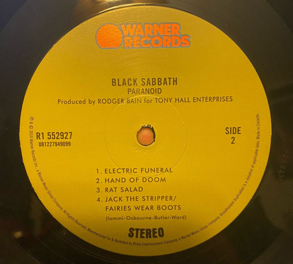 Black Sabbath – Paranoid: Deluxe Edition (2-LP Vinyl) Vinyl Record
