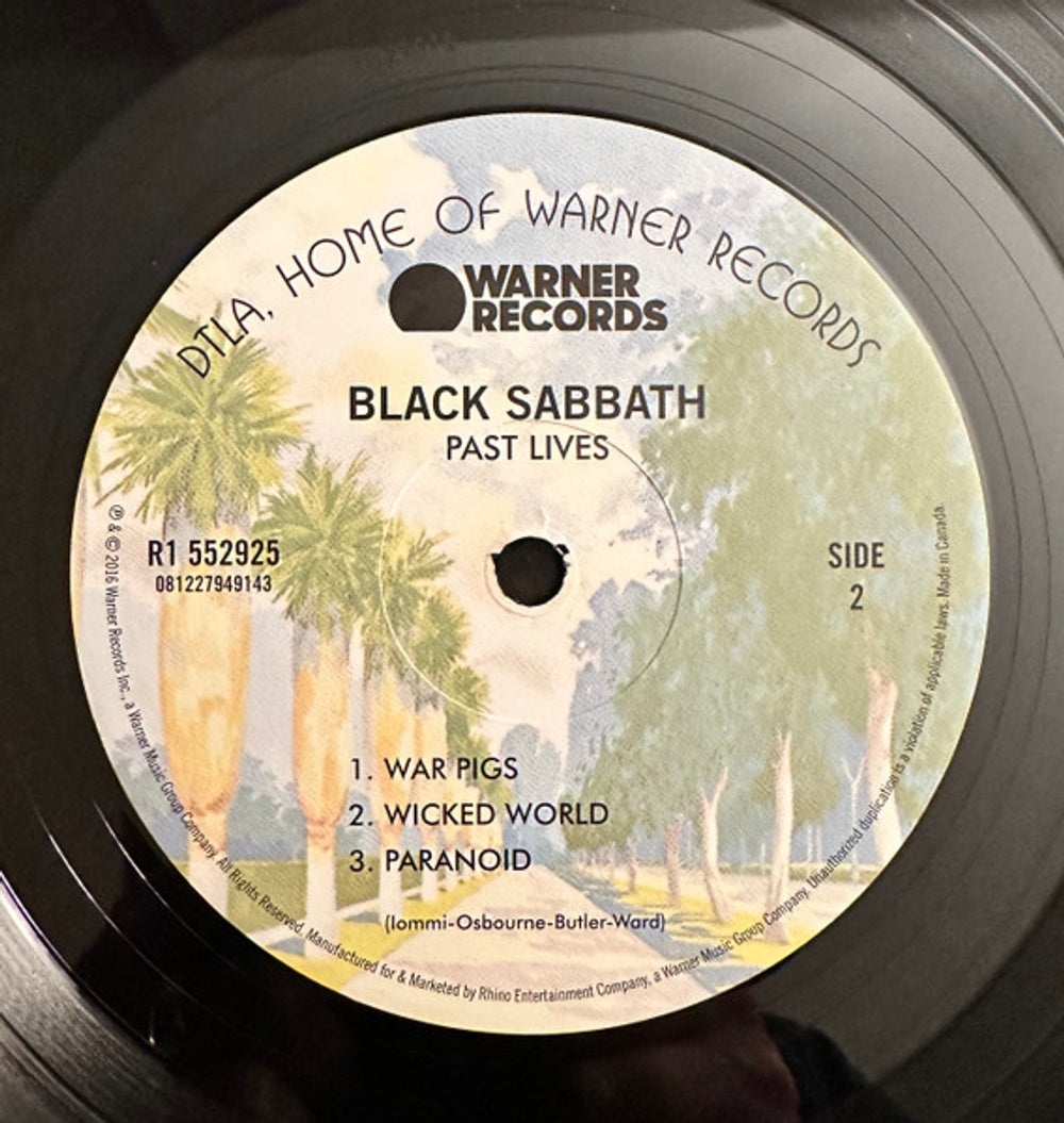 Black Sabbath – Past Lives: Deluxe Edition (2-LP Vinyl) Vinyl Record