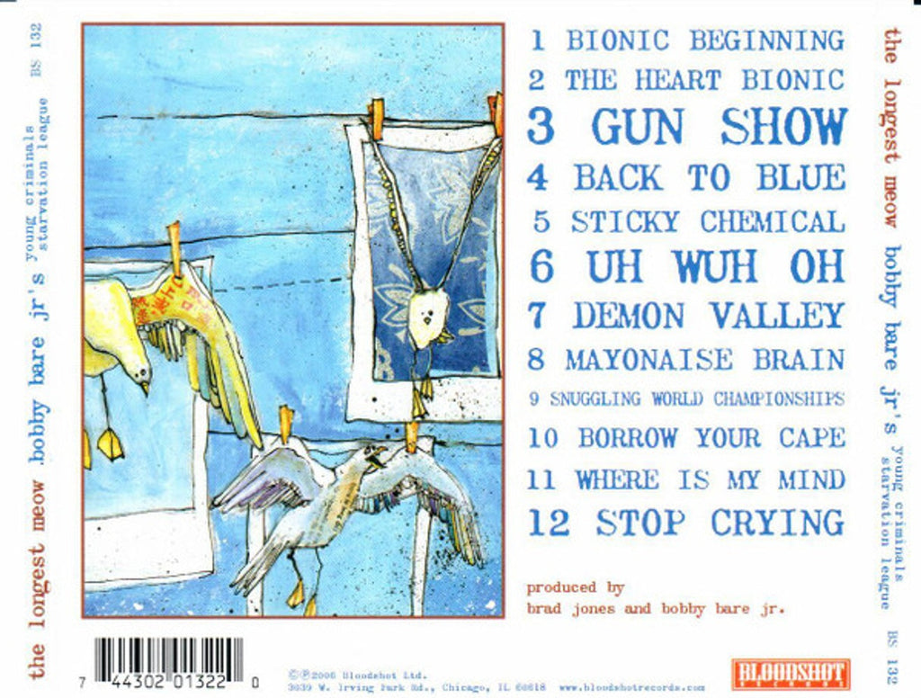 Bobby Bare Jr. – The Longest Meow Music CD