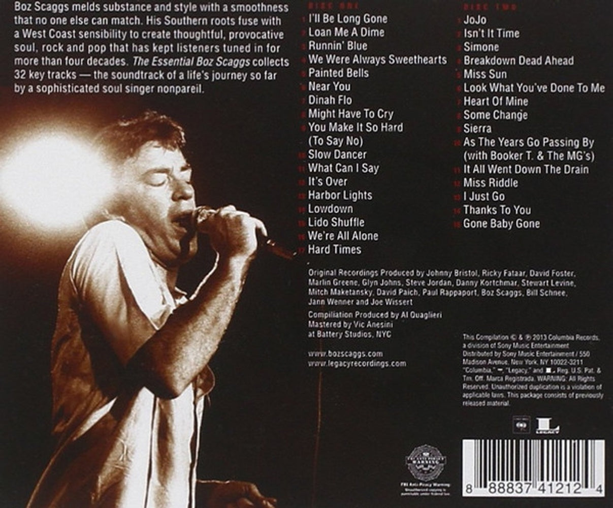 Boz Scaggs – The Essential (2-CD) Music CD