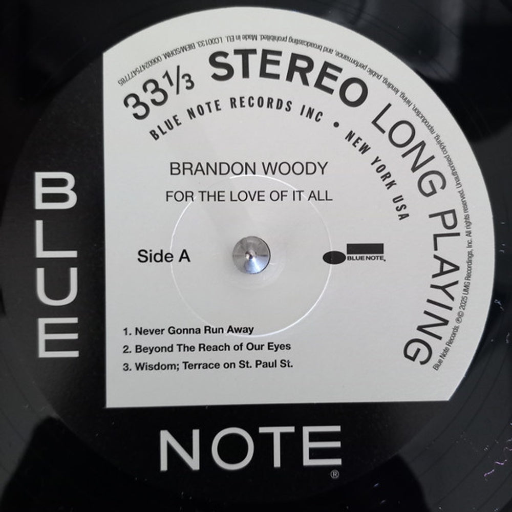 Brandon Woody – For The Love Of It All (LP Vinyl) Vinyl Record