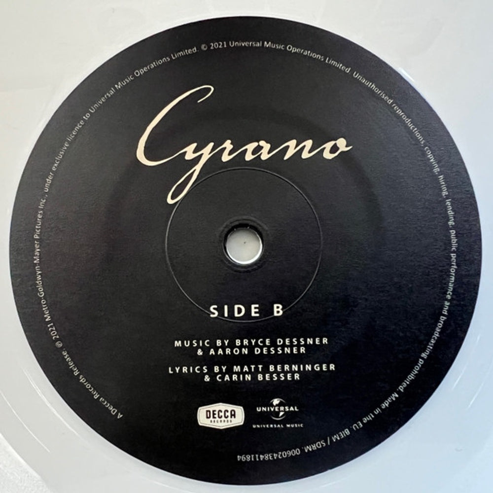 Bryce Dessner & Aaron Dessner – Cyrano: Original Motion Picture Soundtrack (2-LP Vinyl) Vinyl Record