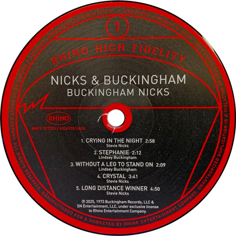 Buckingham Nicks – Buckingham Nicks - (LP Vinyl) Vinyl Record