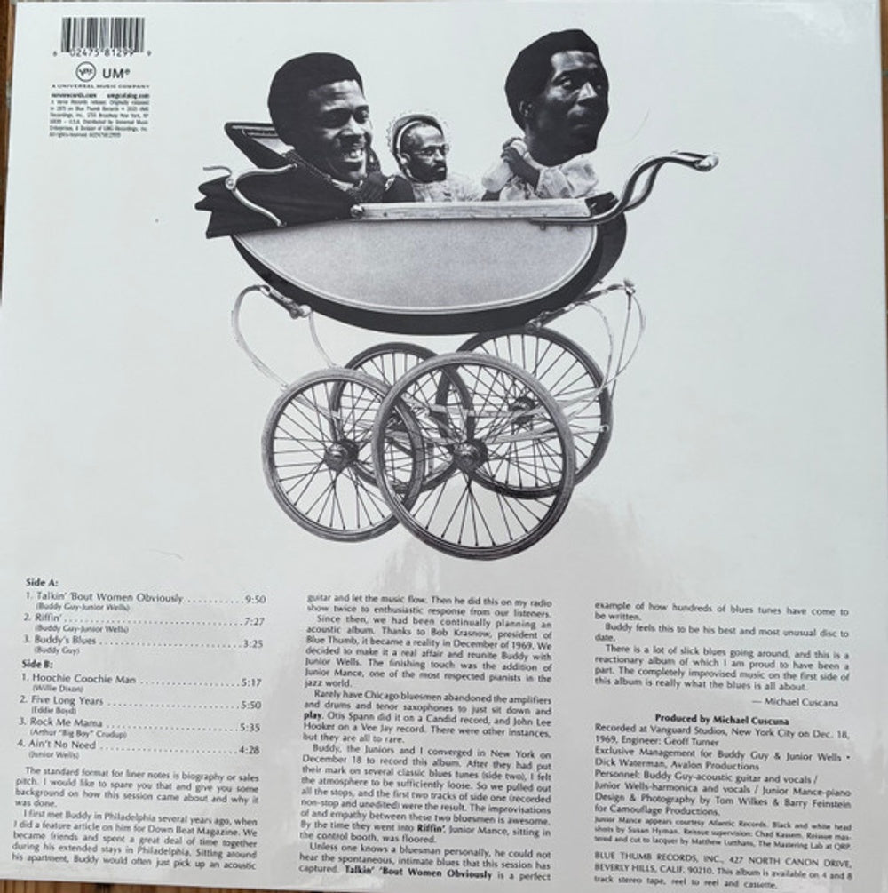 Buddy Guy, Junior Wells, & Junior Mance– Buddy And The Juniors (LP Vinyl) Vinyl Record