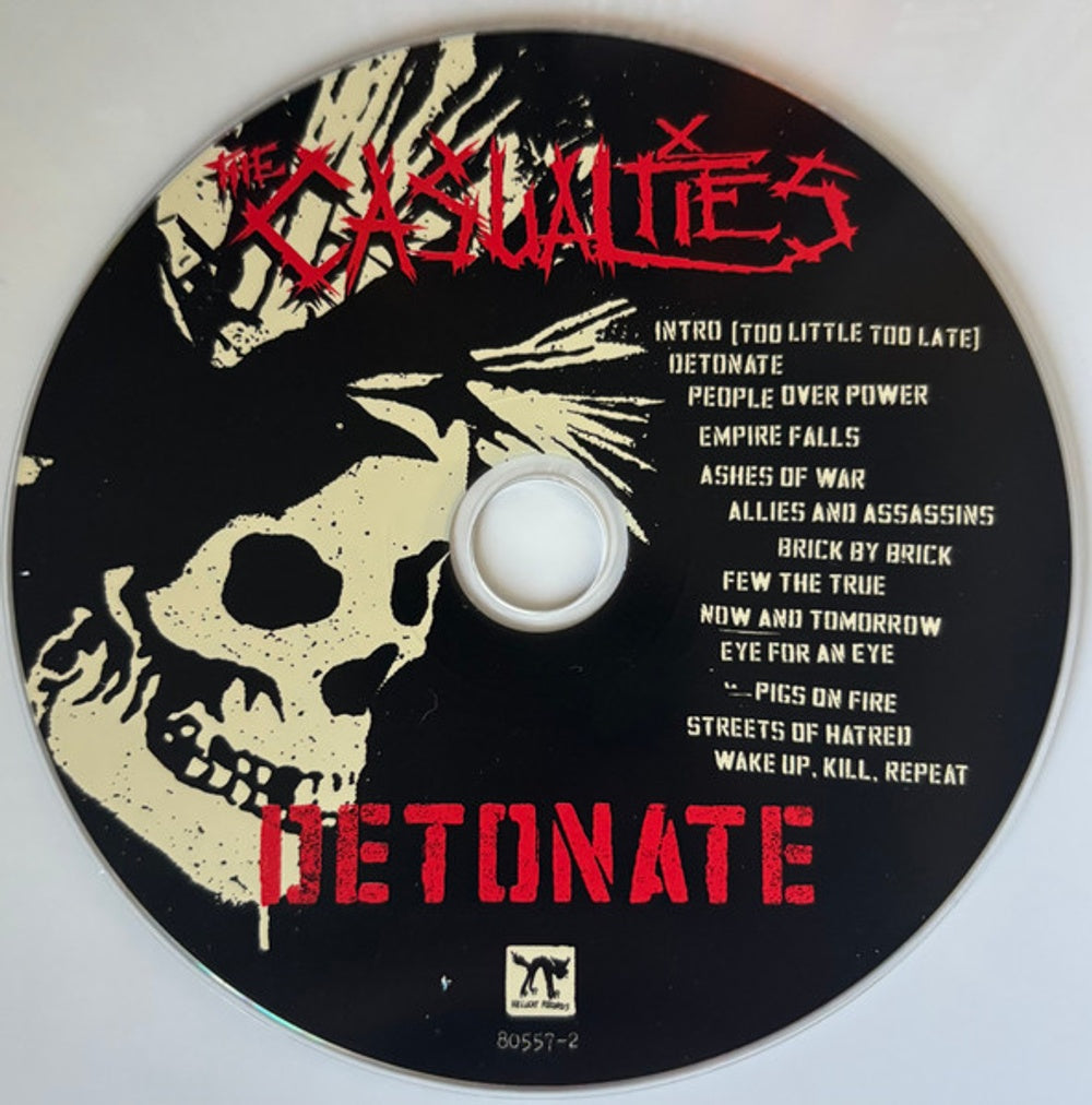 The Casualties – Detonate Music CD