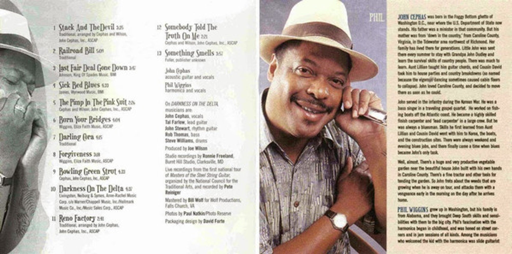 Cephas & Wiggins – Somebody Told the Truth Music CD