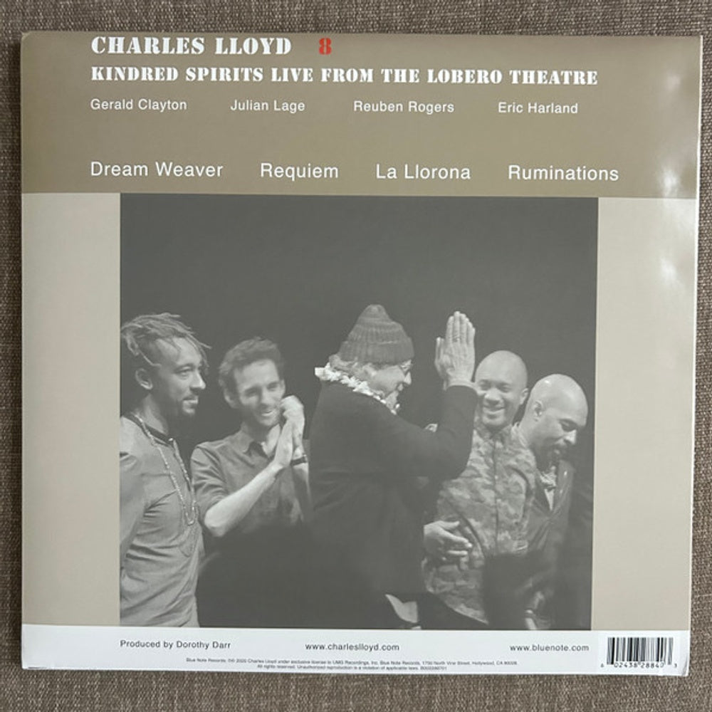 Charles Lloyd – 8: Kindred Spirits Live From the Lobero Theatre (2-LP Vinyl) Vinyl Record