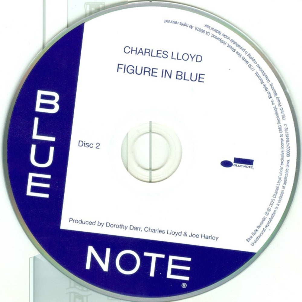 Charles Lloyd – Figure In Blue (2-CD) Music CD