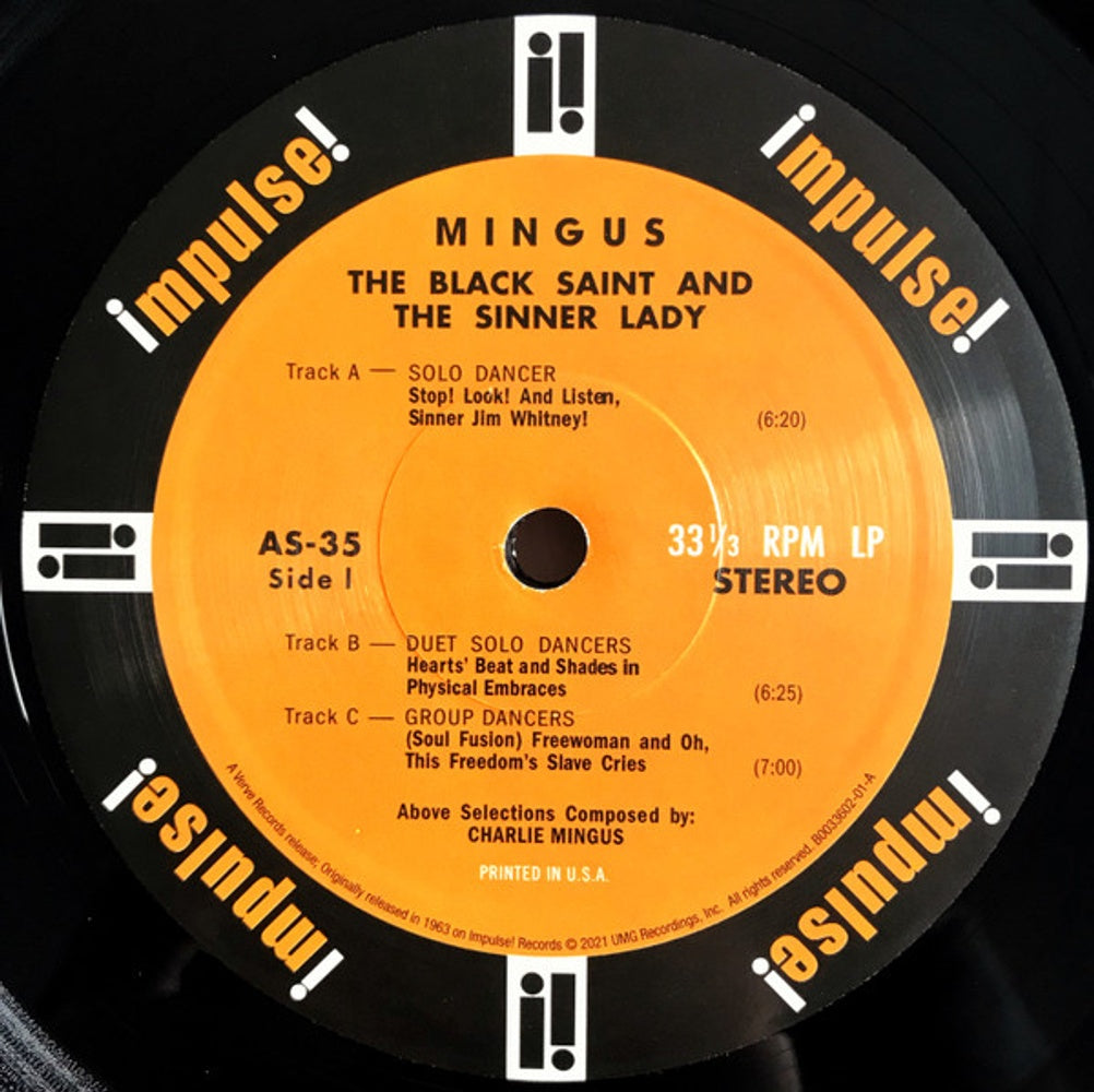 Charles Mingus – The Black Saint And The Sinner Lady (LP Vinyl) Vinyl Record