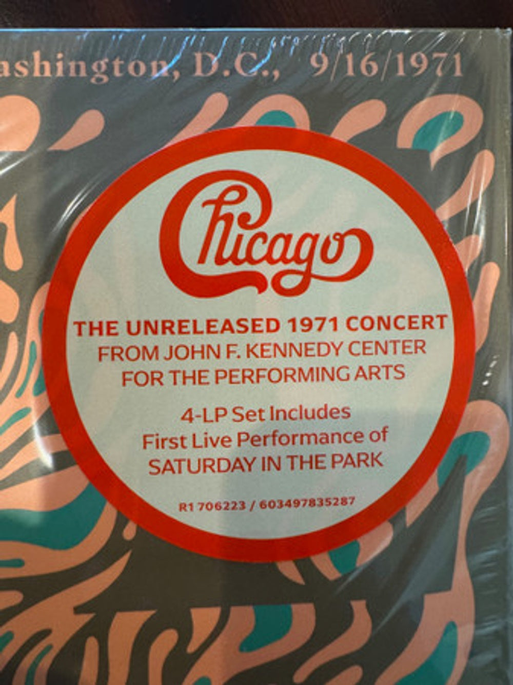 Chicago – At The John F. Kennedy Center For The Performing Arts (3-LP Vinyl) Vinyl Record