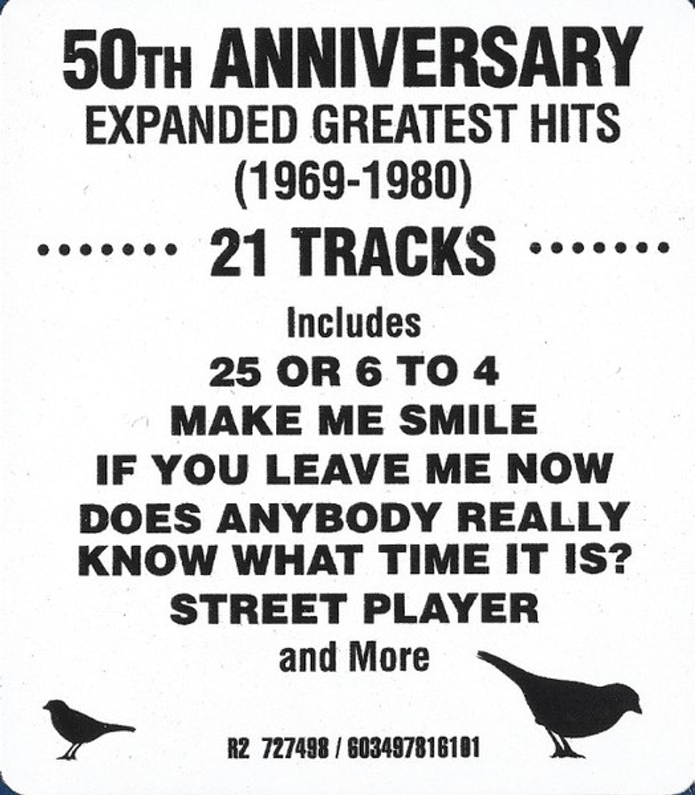 Chicago – Chicago IX: Greatest Hits Expanded Music CD
