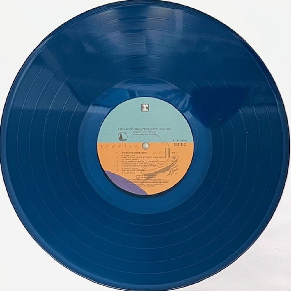 Chicago – Greatest Hits 1982-1989 (Sea Blue LP Vinyl) Vinyl Record