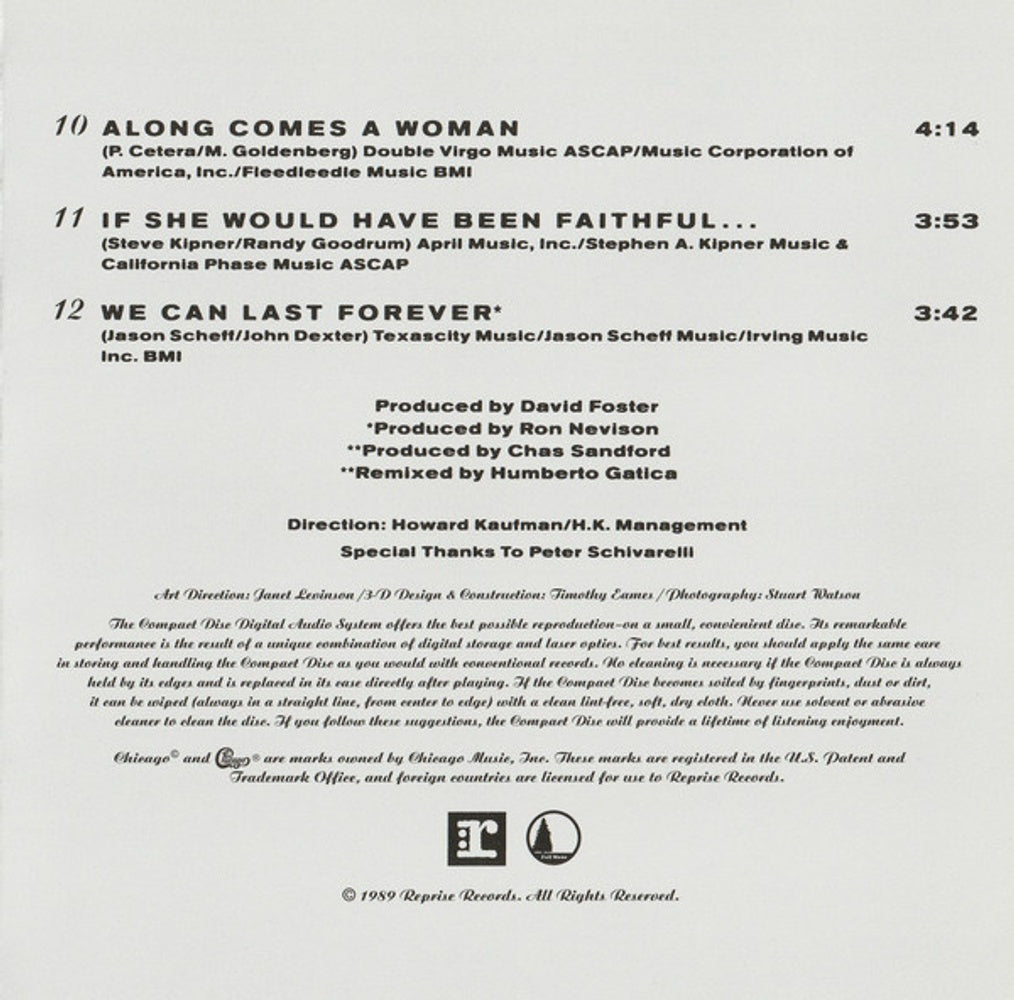 Chicago – Greatest Hits 1982-1989 Music CD