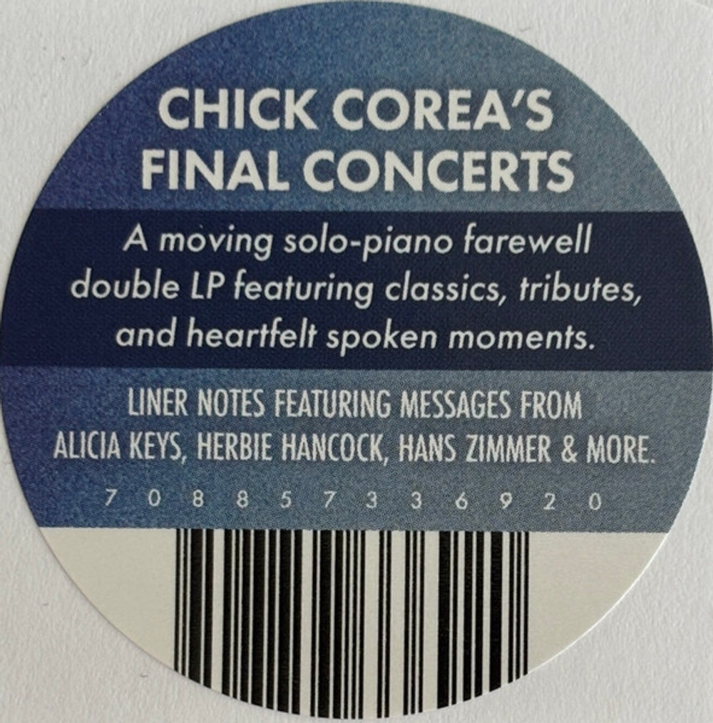 Chick Corea – Forever Yours: The Farewell Concert Music CD