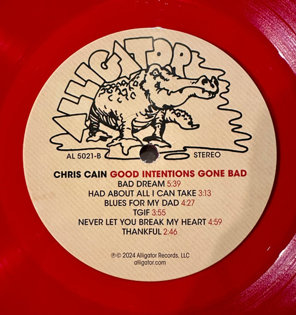 Chris Cain – Good Intentions Gone Bad (LP Red Vinyl) Vinyl Record