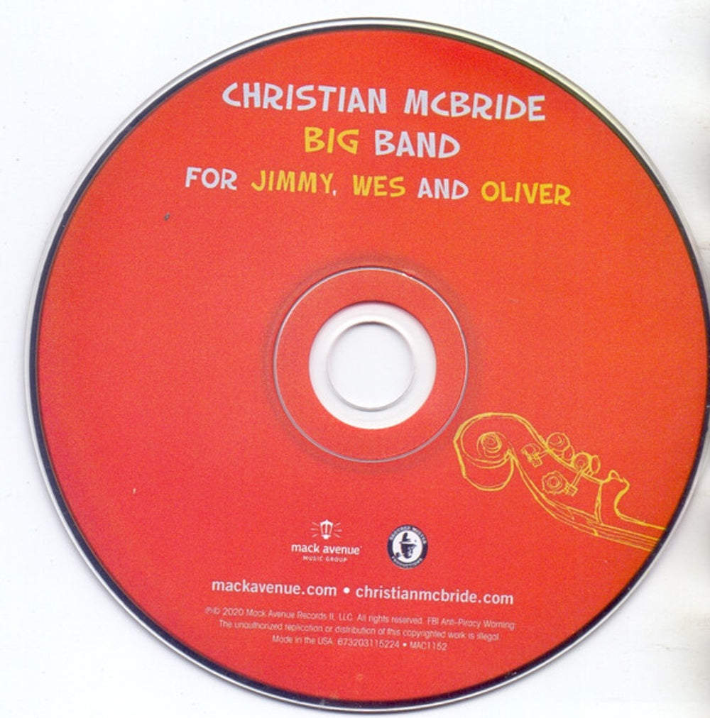 Christian McBride – For Jimmy, Wes, And Oliver Music CD