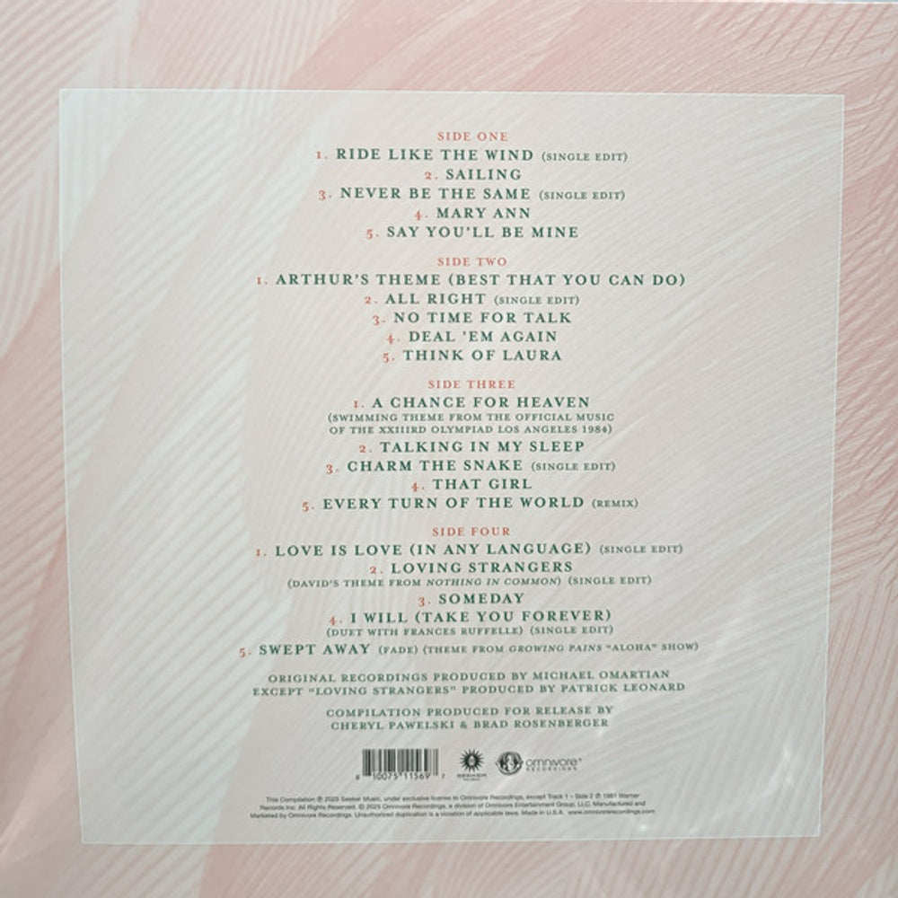 Christopher Cross – All Right: The Worldwide Singles, 1980-1988 (2-LP Pink & Green Vinyl) Vinyl Record