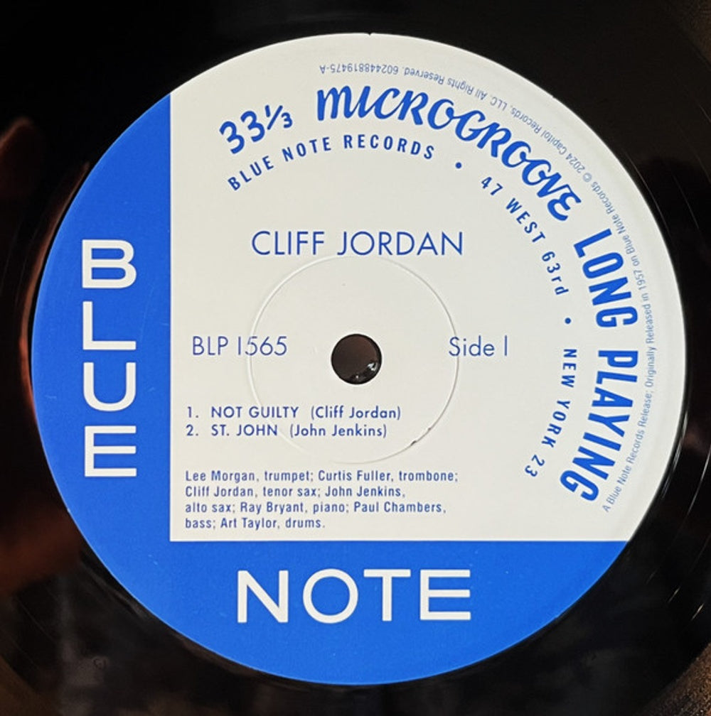 Cliff Jordan – Cliff Jordan (LP Vinyl) Vinyl Record