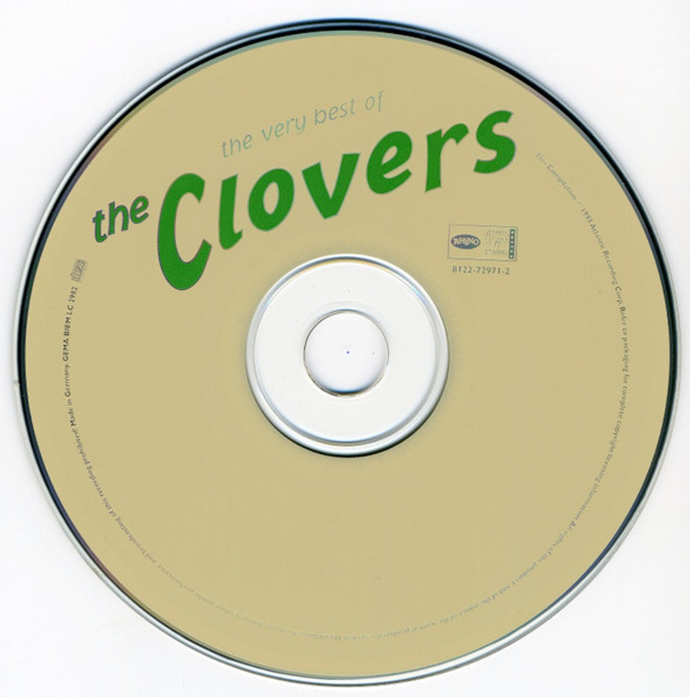 The Clovers – Very Best of the Clovers Music CD