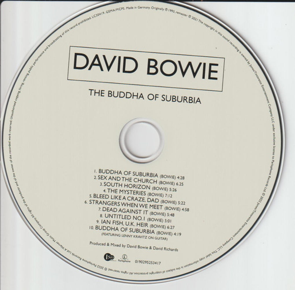 David Bowie – The Buddha Of Suburbia Music CD