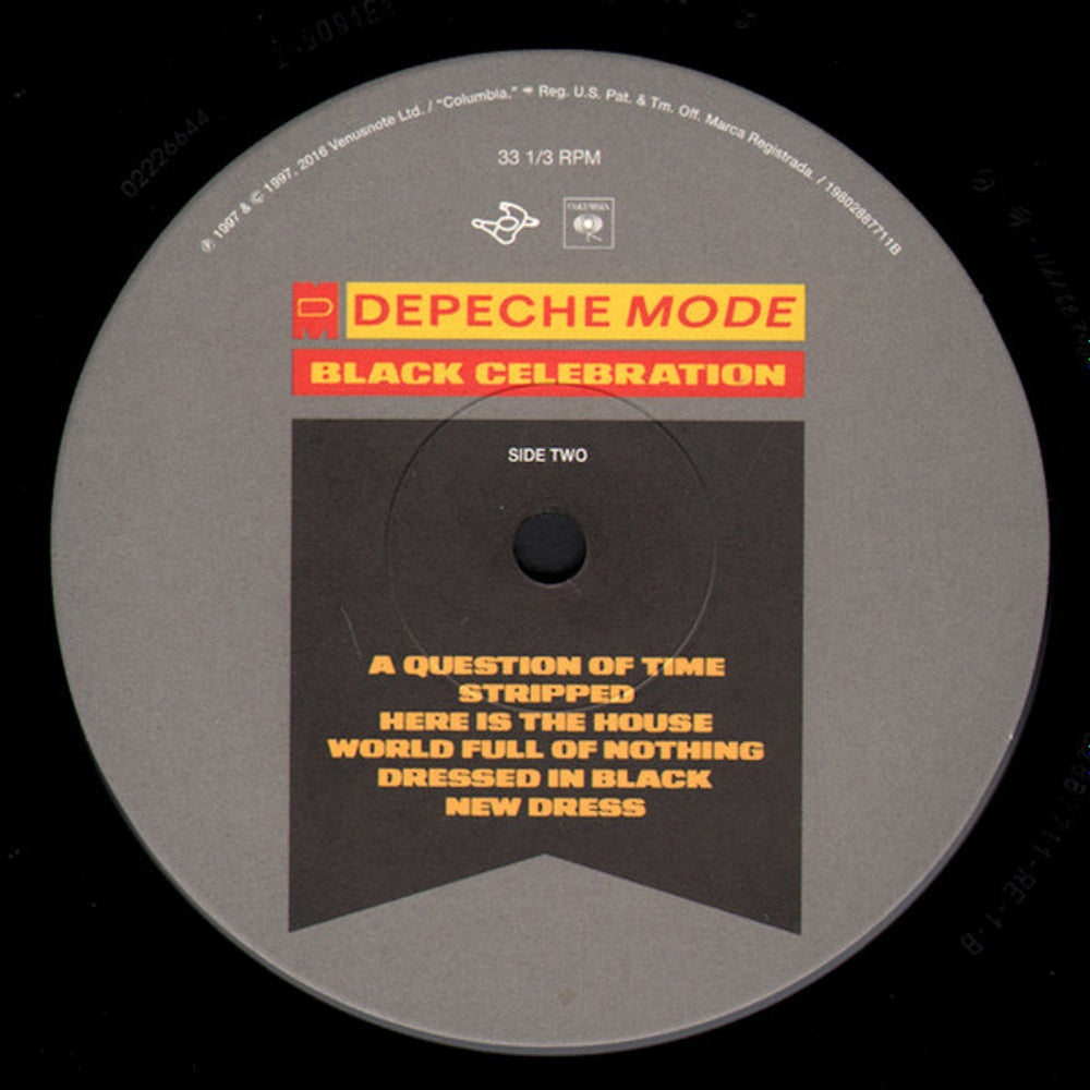 Depeche Mode – Black Celebration (LP Vinyl) Vinyl Record