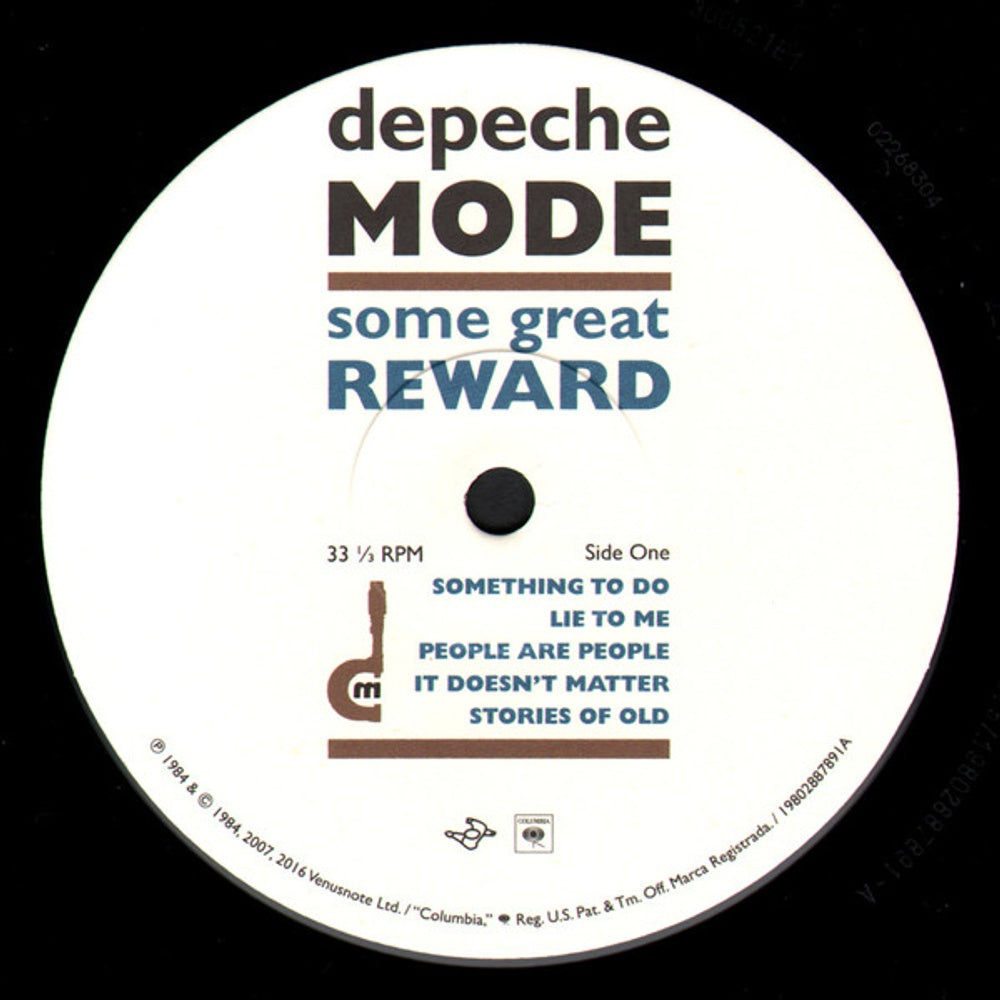 Depeche Mode – Some Great Reward (LP Vinyl) Vinyl Record