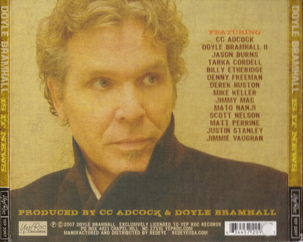 Doyle Bramhall – Is It News Music CD
