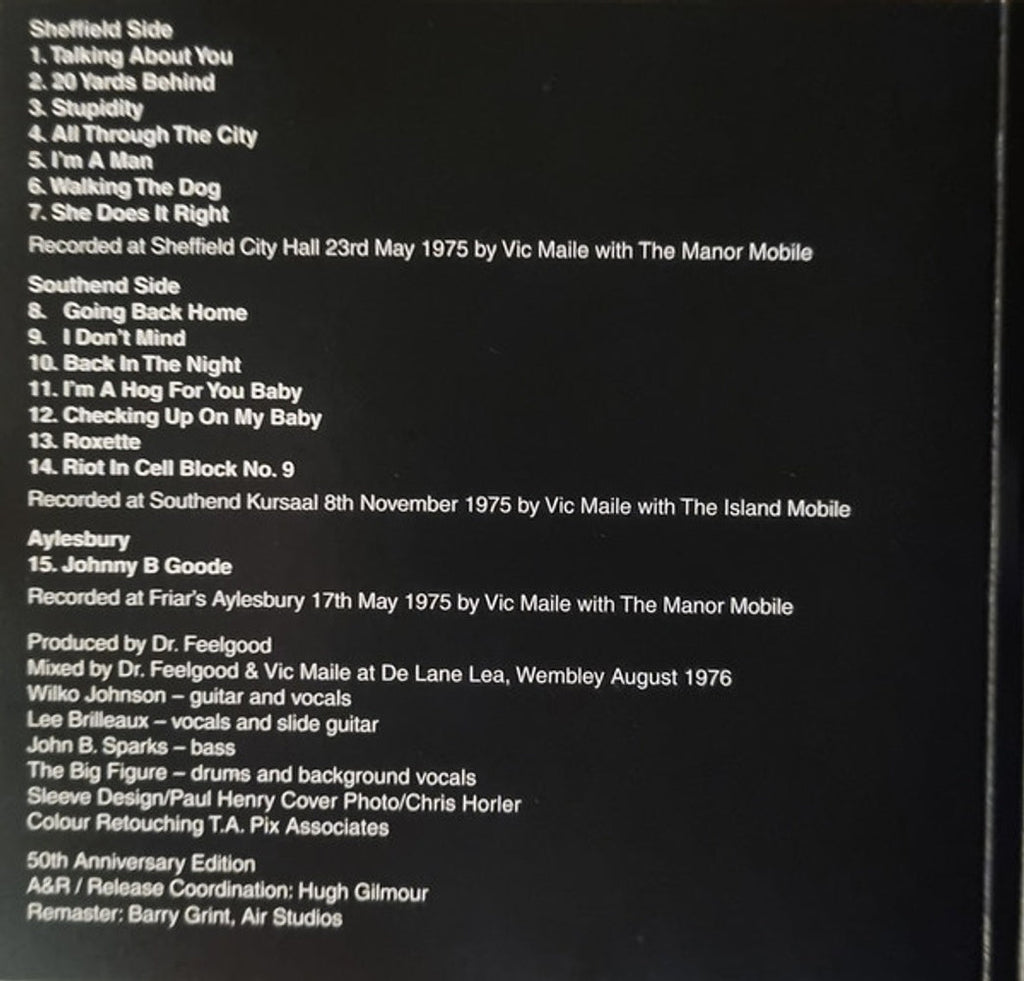 Dr. Feelgood – Stupidity Live Music CD