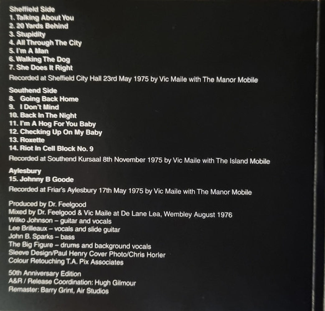 Dr. Feelgood – Stupidity Live Music CD