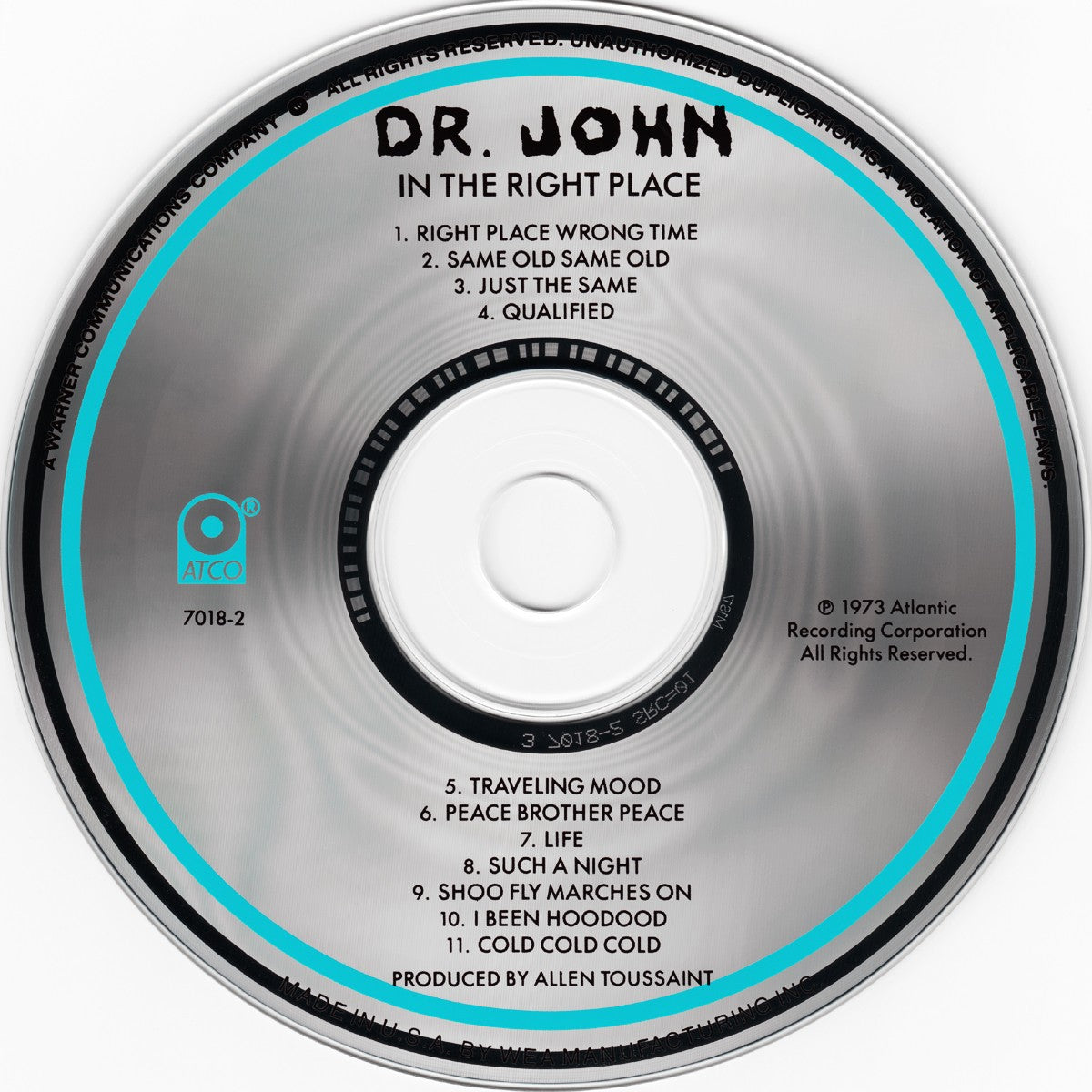 Dr. John – In The Right Place Music CD