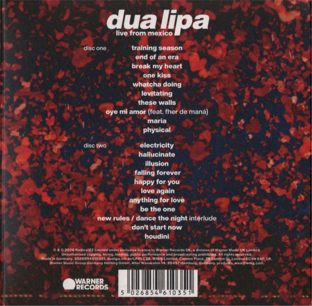 Dua Lipa – Live From Mexico (2-CD) Music CD