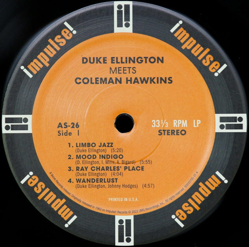 Duke Ellington - Meets Coleman Hawkins (LP Vinyl) Vinyl Record