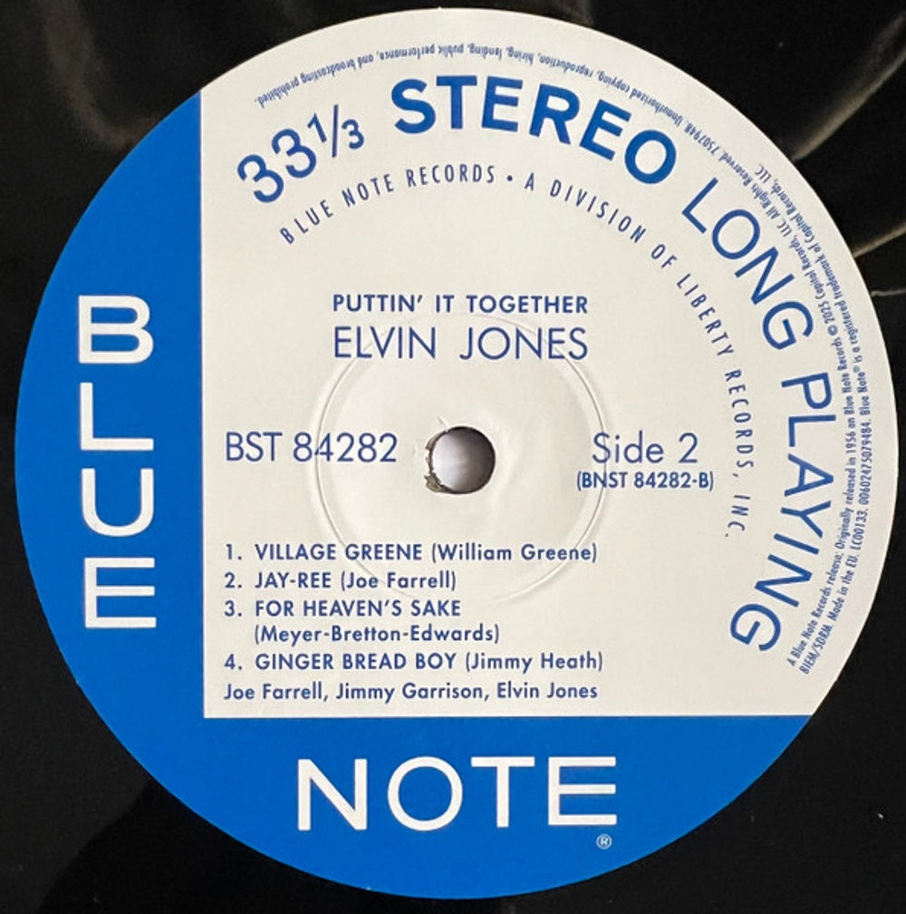 Elvis Jones – Puttin' It Together (LP Vinyl) Vinyl Record