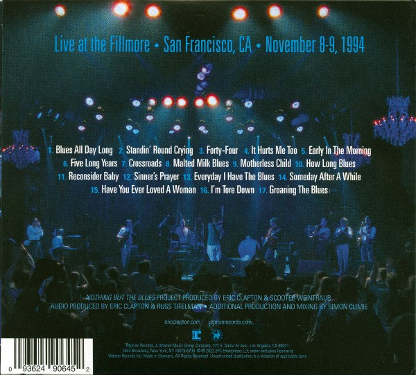Eric Clapton – Nothing But The Blues Music CD