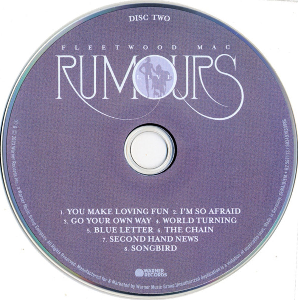 Fleetwood Mac – Rumours Live (2-CD)