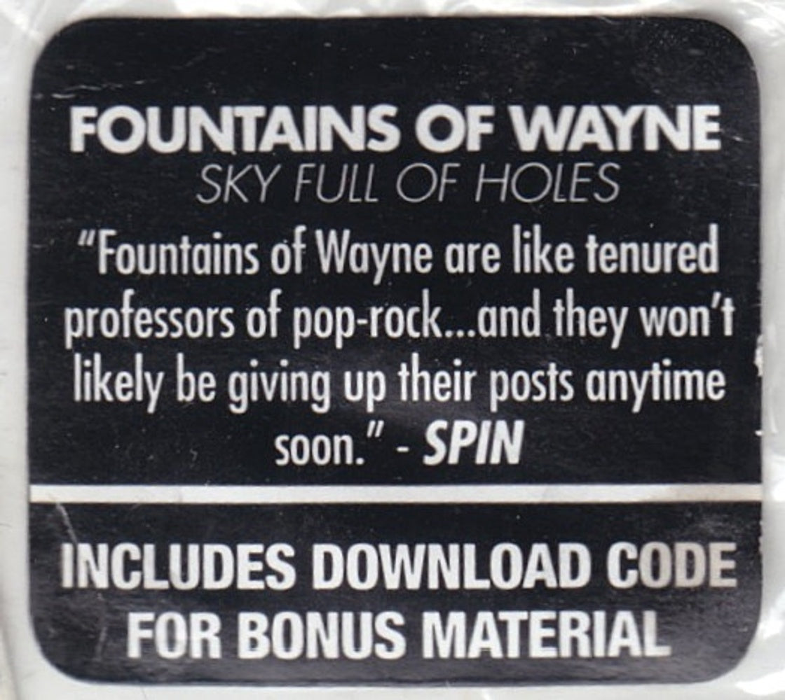 Fountains Of Wayne – Sky Full of Holes Music CD