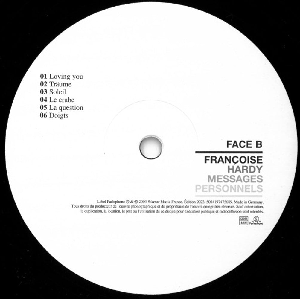 Francoise Hardy – Messages Personnels (2-LP Vinyl) Vinyl Record