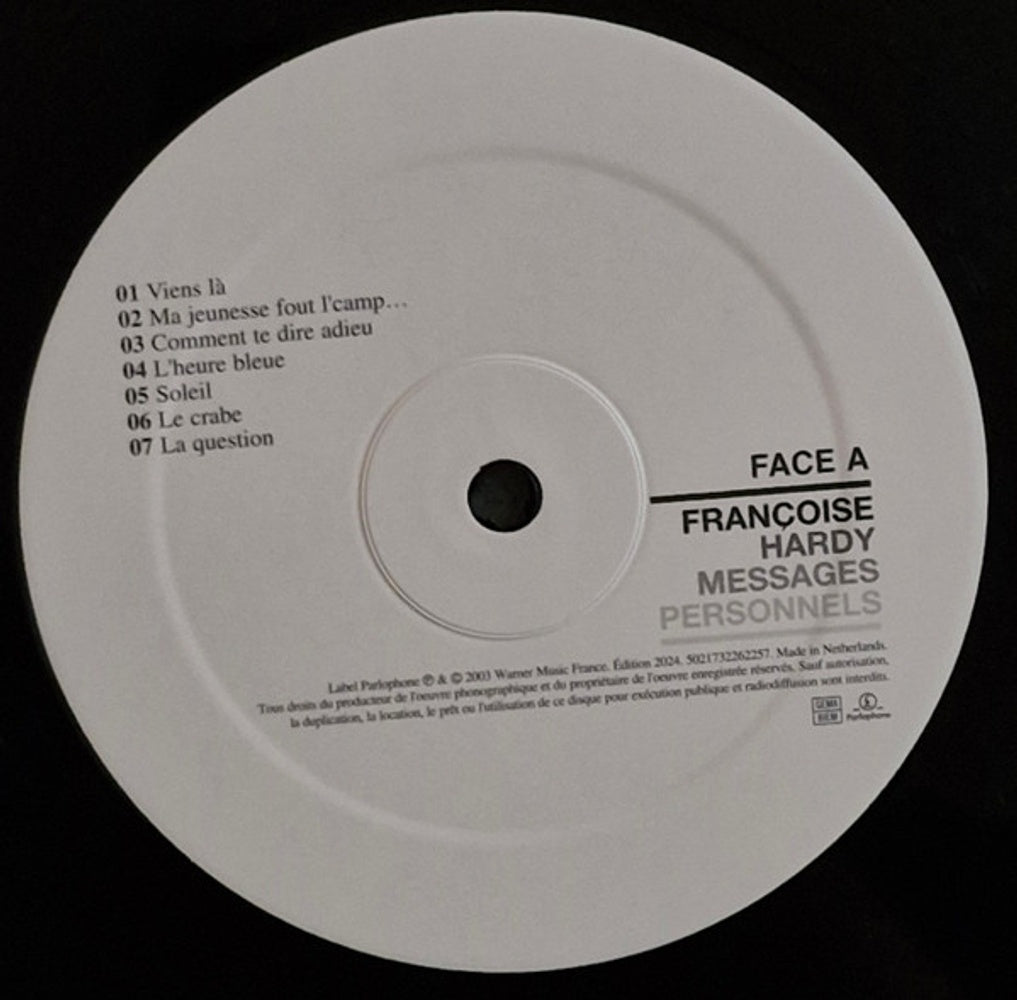 Francoise Hardy – Messages Personnels (LP Vinyl) Vinyl Record