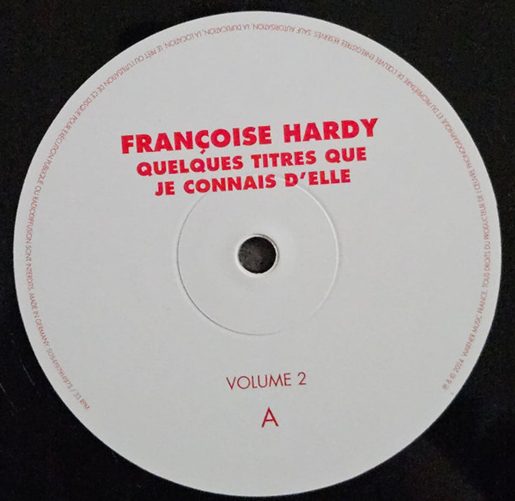 Francoise Hardy – Quelques Titres Que Je Connais (2-LP Vinyl) Vinyl Record