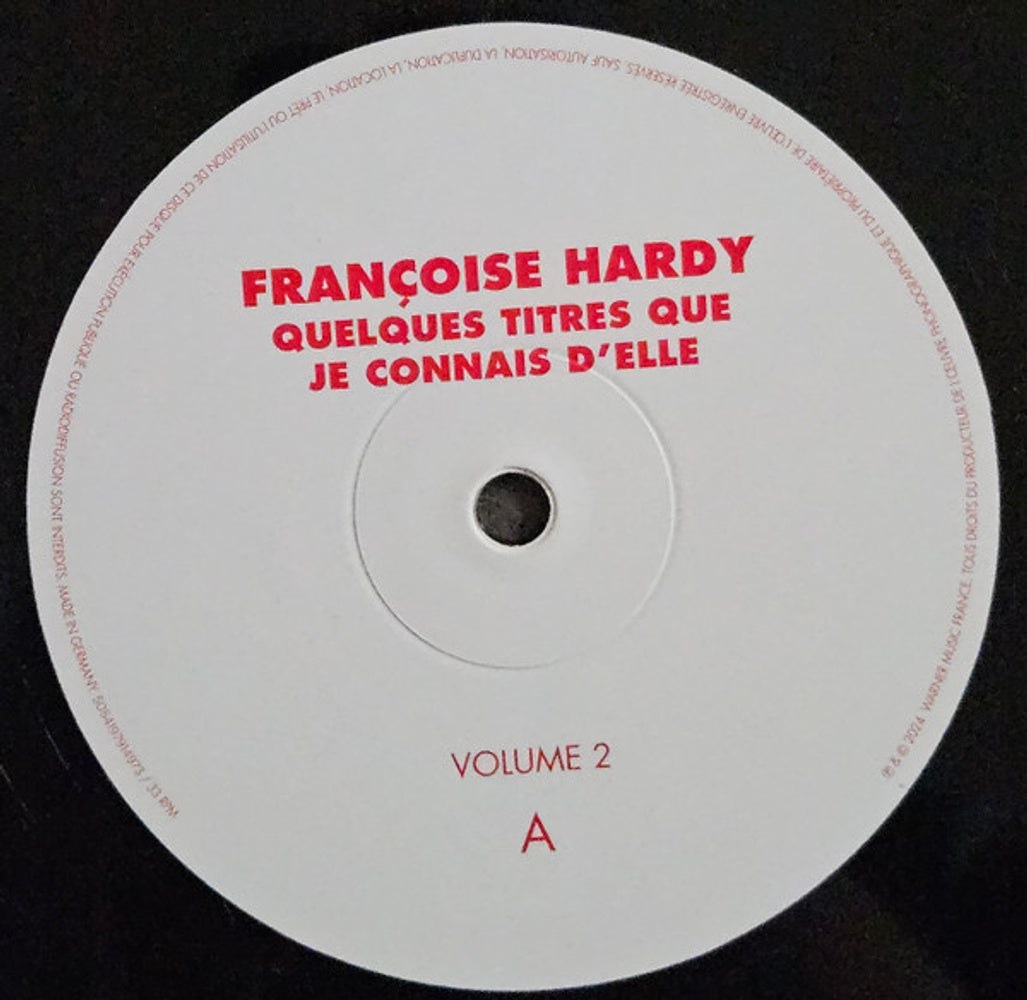 Francoise Hardy – Quelques Titres Que Je Connais (2-LP Vinyl) Vinyl Record