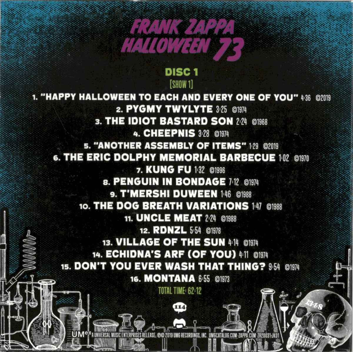 Frank Zappa – Halloween 73 (4-CD)