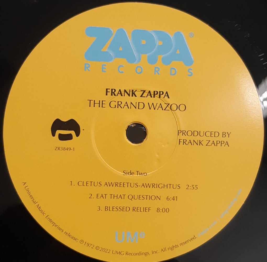Frank Zappa – The Grand Wazoo (LP Vinyl) Vinyl Record