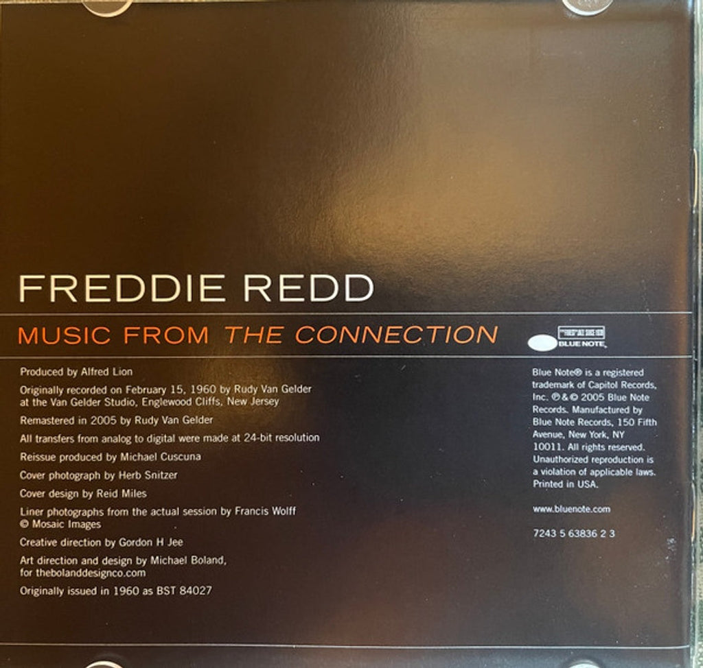 Freddie Redd Quartet – Music From The Connection Music CD