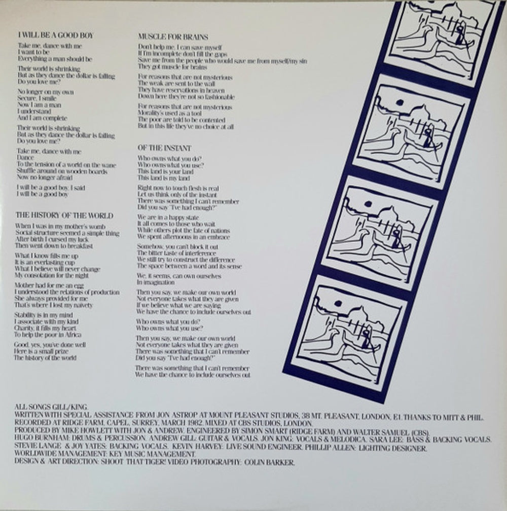 Gang Of Four – Songs Of The Free (LP Vinyl) Vinyl Record