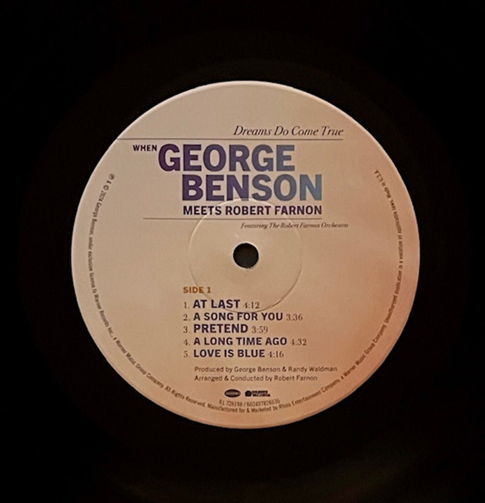 George Benson – Dreams Do Come True: George Benson Meets Robert Farnon (LP Vinyl) Vinyl Record