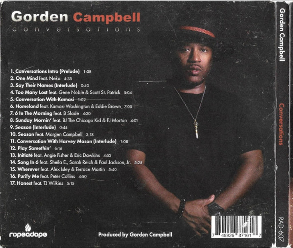 Gorden Campbell – Conversations Music CD