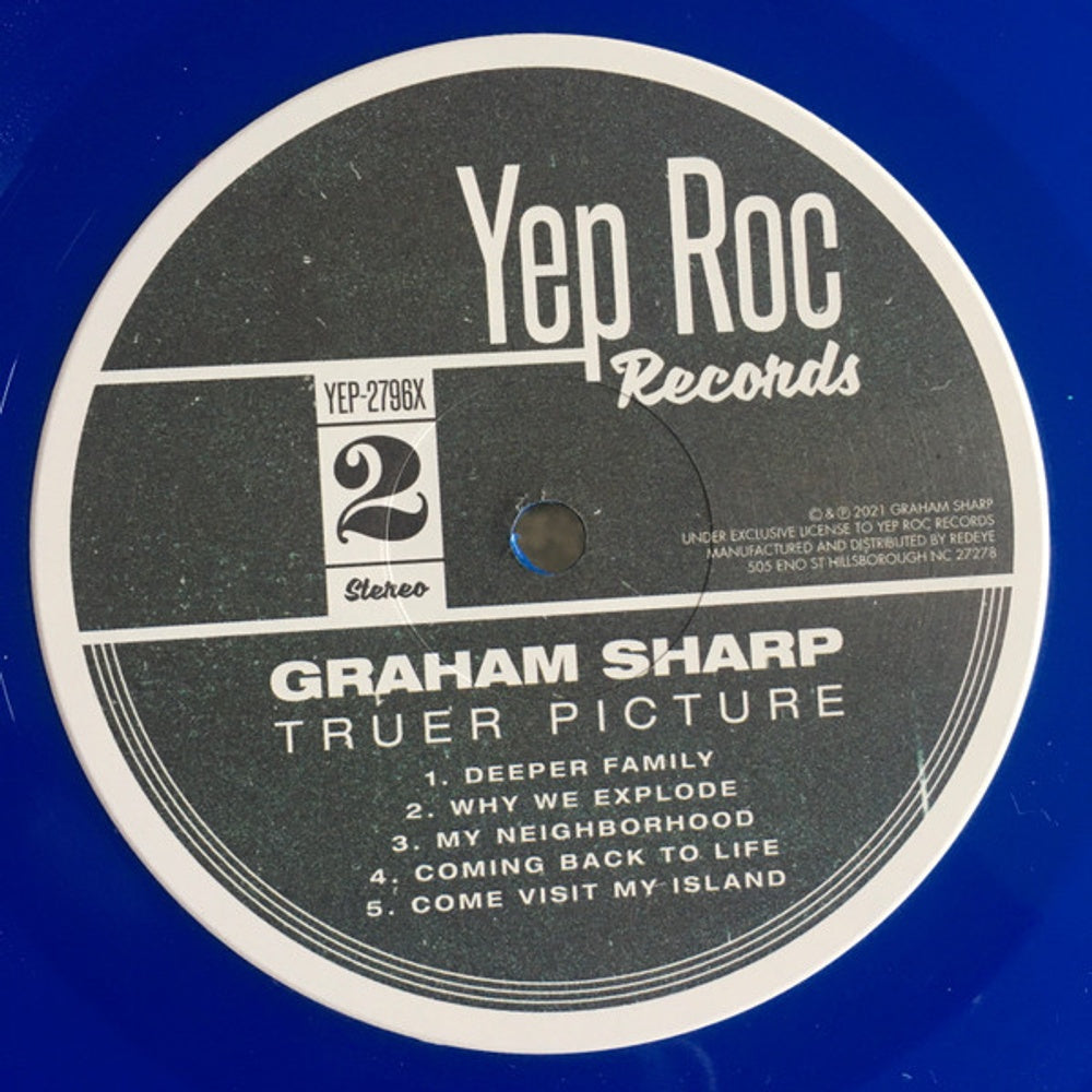 Graham Sharp – Truer Picture (LP Blue Vinyl) Vinyl Record