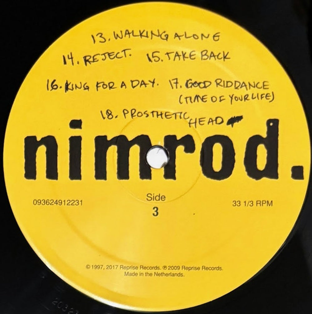 Green Day – Nimrod (2-LP Vinyl) Vinyl Record