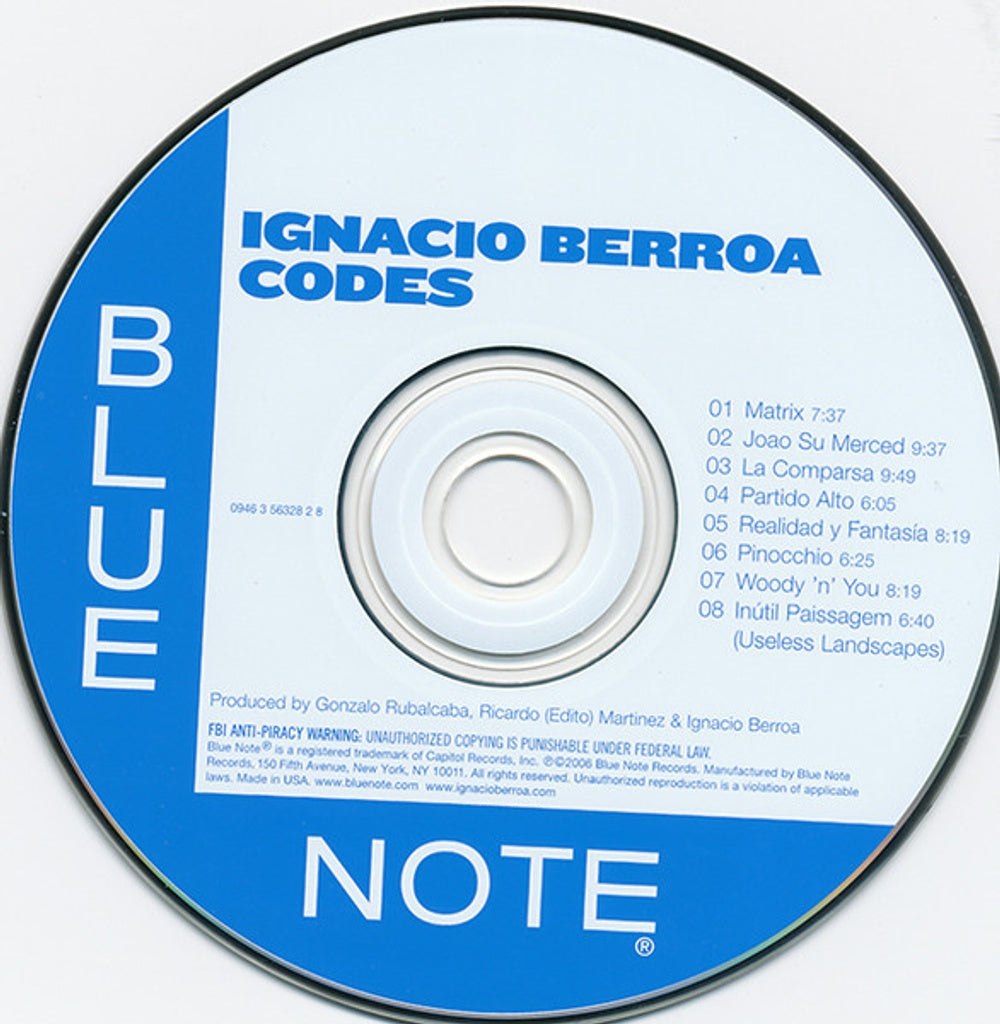 Ignacio Berroa – Codes Music CD