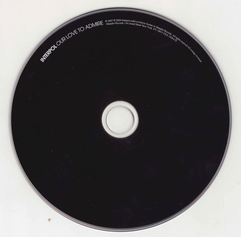 Interpol – Our Love To Admire Music CD